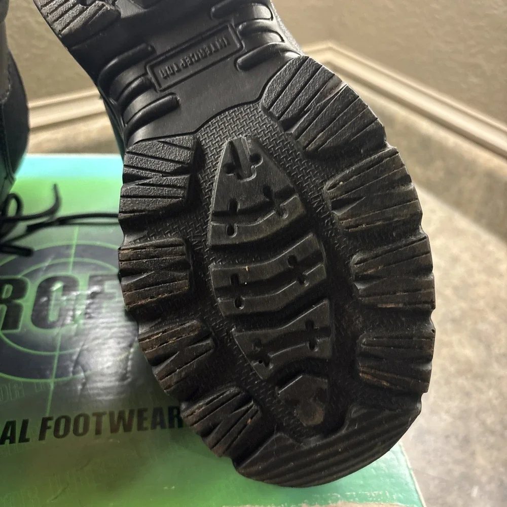 Interceptor Canton Black Tactical Boots Men's Sz 7 Very Good Cond.